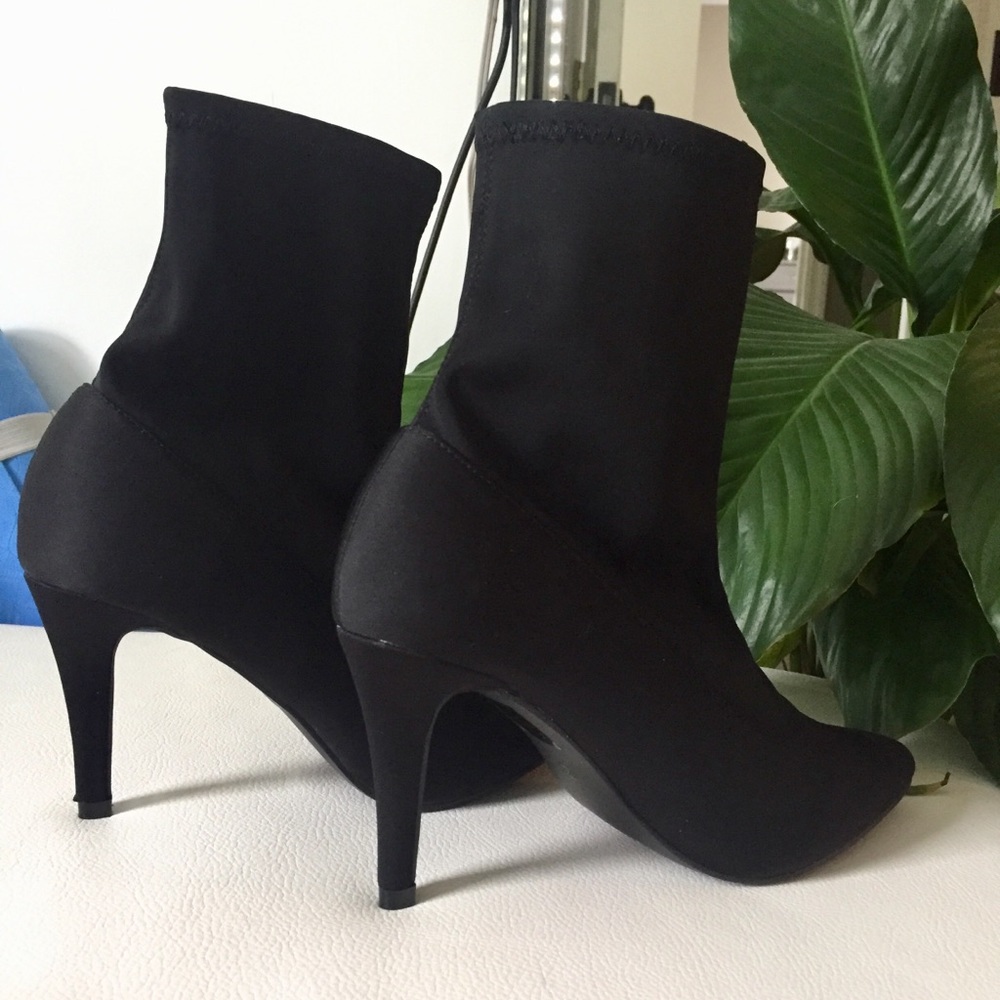 Black sock booties!!!